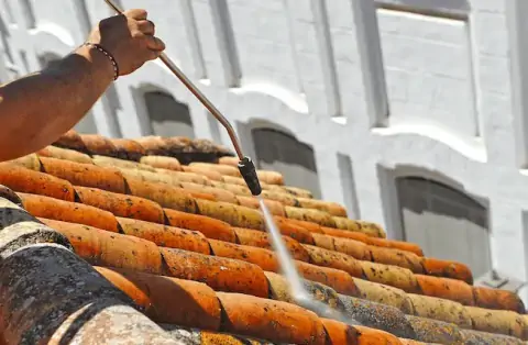 Nettoyage de toitures - Estoublon